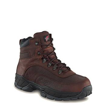 Red Wing Férfi TruHiker 6-inch Waterproof Soft Toe Túrabakancs Barna